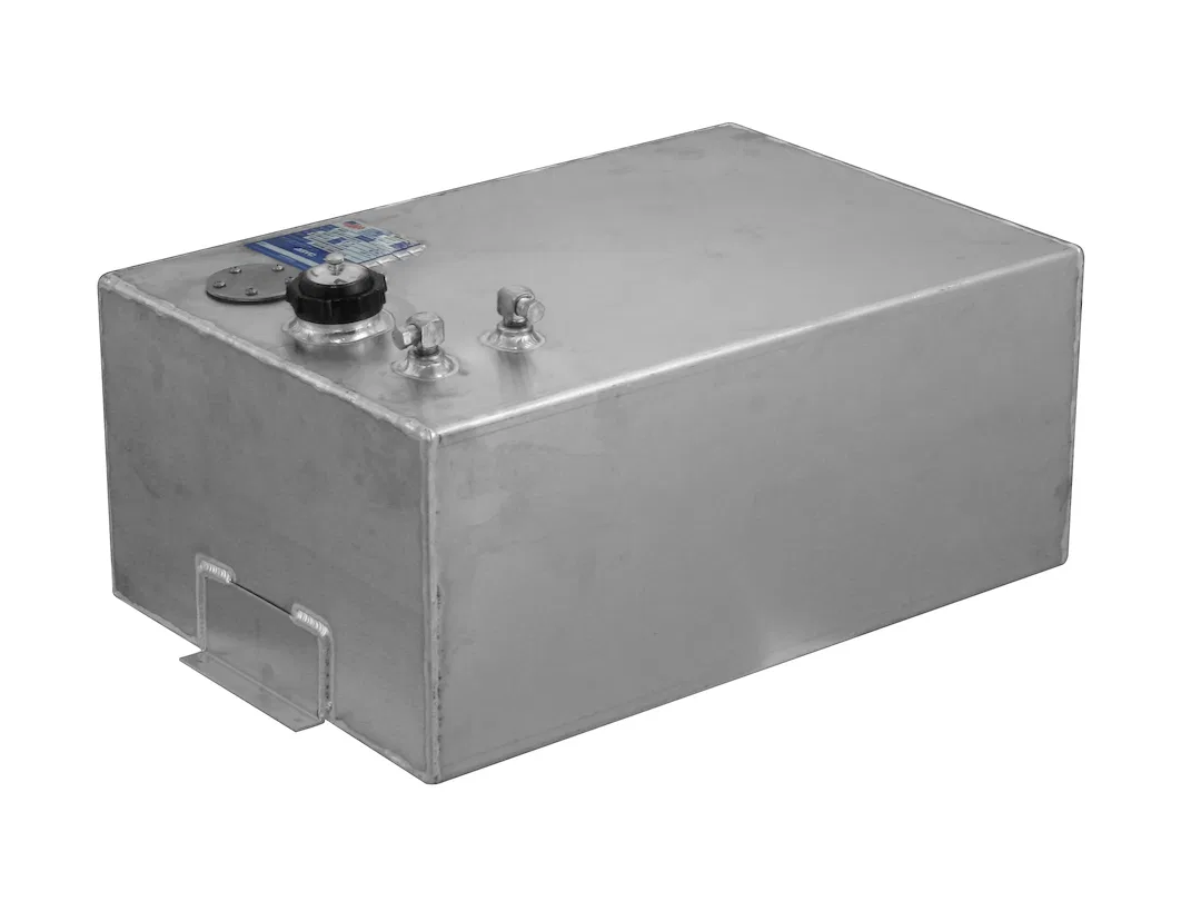 59044 – RDS MFG INC Fuel Tank, 18 Gallon Capacity Gasoline or Diesel Aluminum With Vented Fill Cap And Dual Withdrawa...